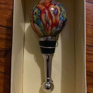 NWT glass bottle stopper